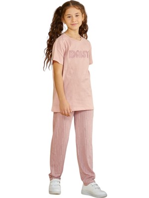 Weweus Pudra Kız Çocuk Pijama Takımı 802