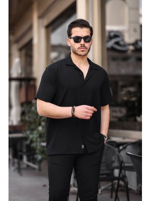 Tex Republic Erkek Oversize Yazlık Bürümcük Gömlek