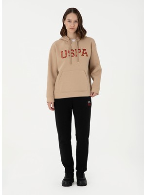 U.s. Polo Assn. Siyah Kadın Slim Fit Eşofman Altı Rc-Greenat Beden: L