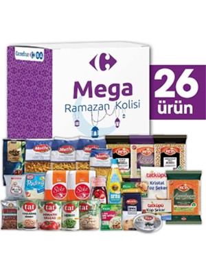 Carrefour Mega Ramazan Kolisi İftar Sofralarına Uygun Çeşitli Ürünler 1000 G