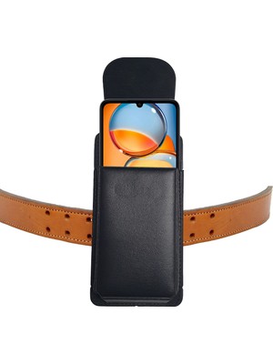 Vizyon Redmi Note 11 Kılıf Kemer Kılıfı Kemere Takılan Bel Kılıfı Kapaklı