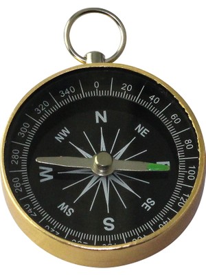 Skygo Mini Paslanmaz Alüminyum Pusula G44-2B Gold