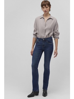 Mavi Mona Streç Pamuklu Slim Straight Normal Bel Düz Paça Jeans Bayan Kot Pantolon 1049787784