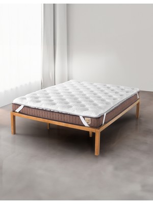 Diamond Tavşan Tüyü Kumaş Orta Sert Lastikli Yatak Pedi & Şiltesi (Şehrazat Modelinin Pedi)