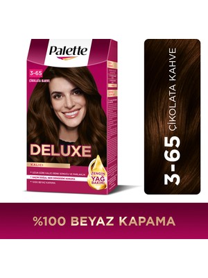 Palette Deluxe Kalıcı Renkler 3-65 Çikolata Kahve Saç Boyası