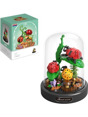 Balody Fanuslu Hayvan Serisi – Uğur Böceği (BL16381) – Mikro Blok Yapı Oyuncakları Seti