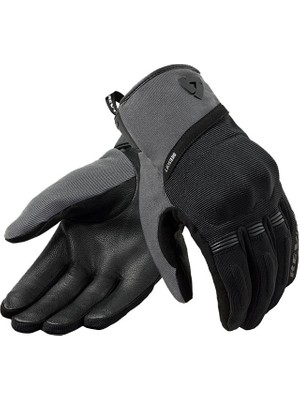 Revit Revıt Mosca 2 H2O Siyah-Gri Eldiven 2XL Su Geçirmez Deri 4 Mevsim Motosiklet Aksesuarı