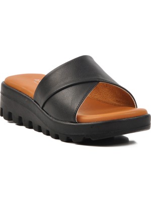 Ayakmod Siyah Kadın Terlik