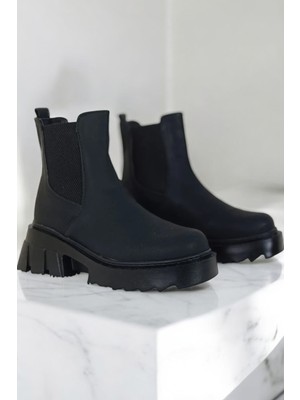 Yagmur Beren Kalın Termo Taban Kadın Chelsea Bot
