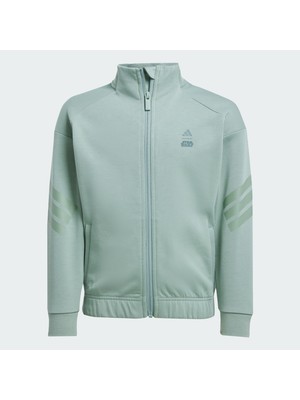 adidas Unisex Çocuk  Yeşil  Ceket LK SW MNDO TT JF3653
