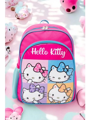 Mikro Hello Kitty Kız Çocuk Iki Cepli Okul Sırt Çantası