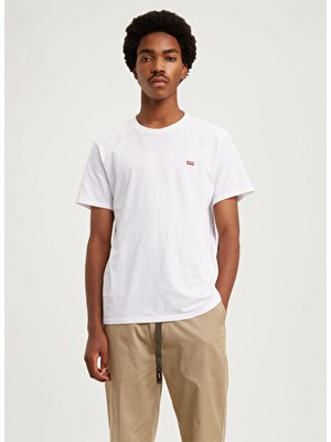 Levi's Beyaz Erkek Bisiklet Yaka Standart Fit T-Shirt 56605-0075 Ss Orıgınal Hm Tee Tr Beden: Xl