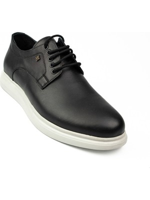 Nobel 1008 Siyah Beyaz Taban Erkek Günlük Ayakkabı