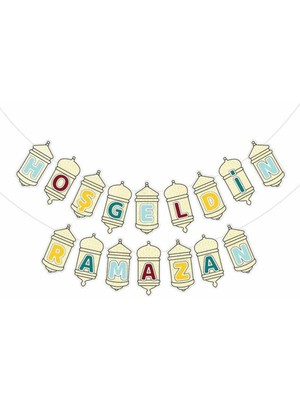 Kandil Tasarımlı Hoşgeldin Ramazan Banner
