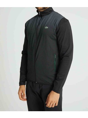 Lacoste Grafikcs Siyah Dar Kalıp Desenli Eşofman Takımı
