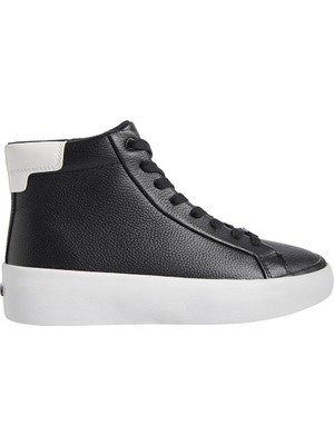 Calvin Klein Siyah Kadın Deri Sneaker HW0HW022130GM Beden: 37