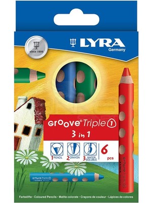 Lyra Groove Triple 3 In 1 6lı Boya Seti L3831060
