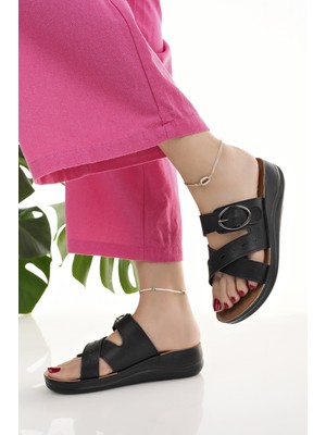 Moda Fırsat Kadın Günlük Terlik Ortopedik Yumuşak Taban Ev Sokak Misafir Çeyiz Iş Terliği