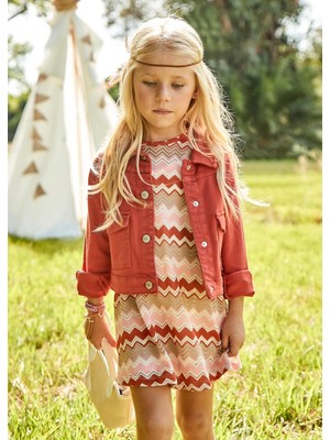 Mayoral Kız Çocuk Penye Elbise Pembe