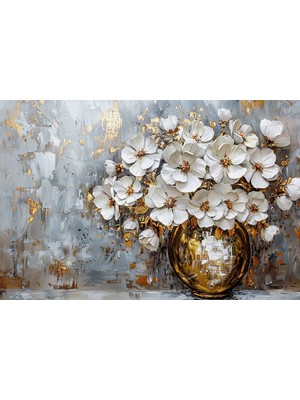 Aden Dekoratif Çiçek Kanvas Tablo