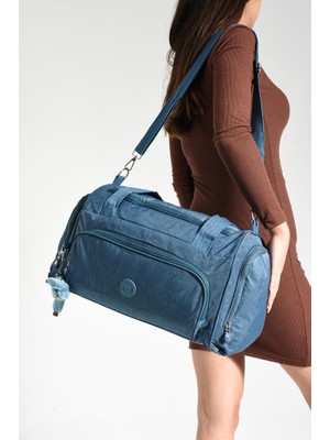 Unisex Kabin Boy Çapraz Askılı Omuz Çantası Seyehat Spor Çantası Hafif Klinkır Kumaş 40*25 cm