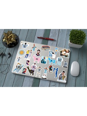 Major Selection Lionel Messi Sticker Paketi /bullet Journal Defter Çıkartma Ajanda Laptop Etiket