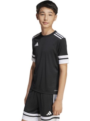 adidas Unisex Çocuk  Siyah  T-shirt SQUA25 JSY Y JJ0052