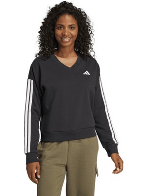 Adidas Sportswear JE0027 Essentials 3-Stripes French Terry V-yaka Sweatshirt