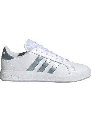 adidas GRAND COURT BASE 2.0 Kadın Spor Ayakkabı Beyaz Renk Nefes Alabilir Yapı ile Konforlu
