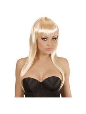 Elasya Hediyelik Uzun Peruk Saç - Altın Sarı