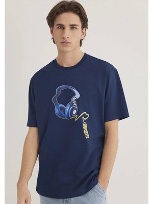 Mavi Erkek T-Shirt