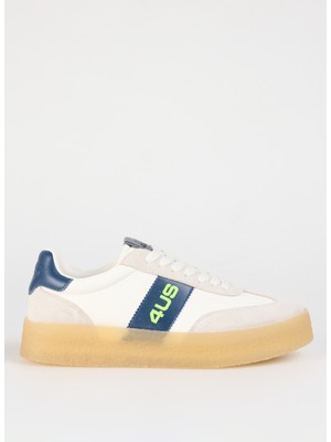 4us Beyaz - Lacivert Erkek Sneaker Mark 100