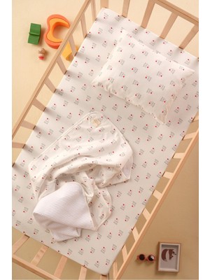 Bondberro Bebek ve Çocuk Uyku Seti ( Battaniye Çarşaf Yastık Kılıfı ) %100 Pamuk