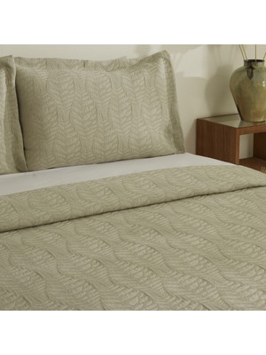 Karaca Home Serenity Çift Kişilik Yatak Örtüsü Seti Adaçayı