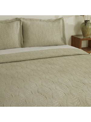Karaca Home Serenity Çift Kişilik Yatak Örtüsü Seti Adaçayı