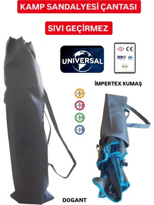 Dogant Kamp Plaj Piknik Katlanır Sandalyesi Çantası  Sıvı Geçirmez 95X28 cm