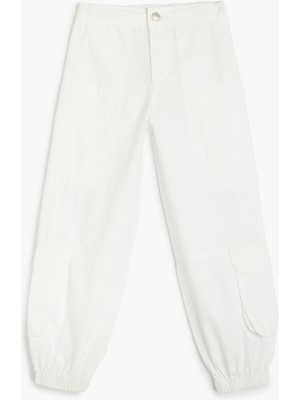 Koton Rahat Kesim Cep Detaylı Pamuklu Basic Jogger Pantolon