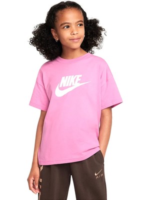 Nike G Nsw Tee Boy Futura Hbr Çocuk Tişört FZ5540-646 FZ5540-646010