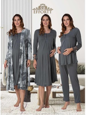 Effortt Dvina Effortt Dörtlü Lohusa Seti Füme Xlarge - 9046