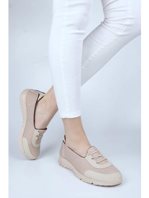 Belirtilmemiş Kadın Fileli Rahat Memory Taban Bağlı Sneaker