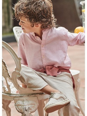 Mayoral Erkek Çocuk Keten Pantolon Bej