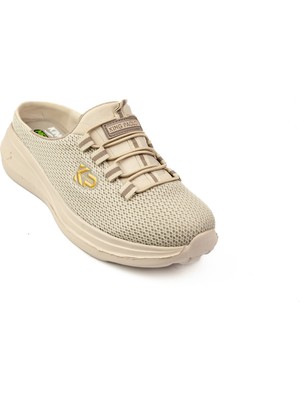 King Paolo 5109 Bej Kadın Terlik