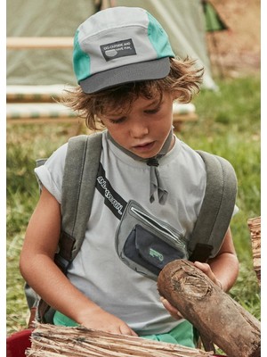 Mayoral Erkek Çocuk Çantalı Tshirt Gri