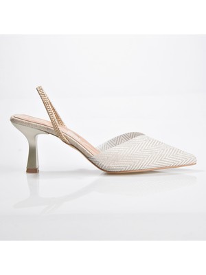 Erdal Koçyiğit Ayakkabı Ek Park Moda K1442 Kadın Topuklu Ayakkabı