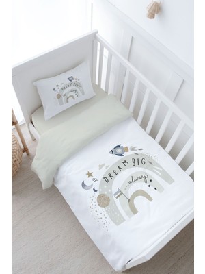 Tuğba Kuğu Bebek Boy Nevresim Takımı (100X150) - Royal Series - Space Dream