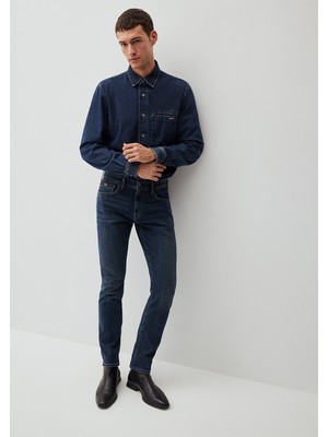 Jake Mavi Black Koyu Mavi Erkek Jean Pantolon 0042287860
