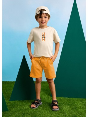 Mayoral Erkek Çocuk Penye Şort Turuncu