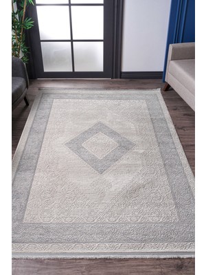 Kreasyon Halı Nar A0202 Bej Uzun Ömürlü Yumuşak Dokulu Salon Mutfak Koridor Oturma Odası Yolluk Halı Makine Halısı