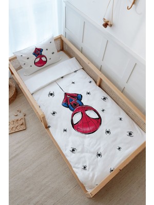 Tuğba Kuğu Montessori Nevresim Takımı (100 x 200) - For Baby Serisi - Örümcek Adam