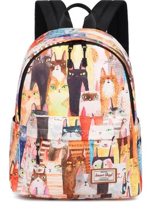 Smart Bags Printed Edition Uniseks Okul Sırt Çantası 3224